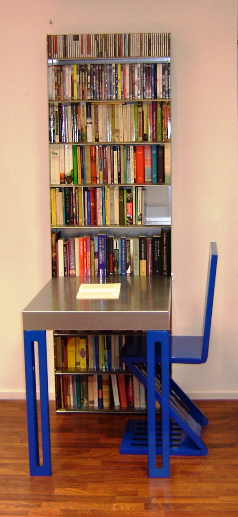 Combi Boekenrek 210 cm x20 cm met 9 schappen (ook voor singles te ...